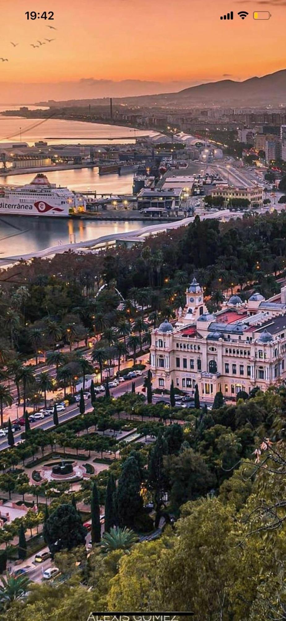Apartamento—Centro Parking Gratis Grupos Málaga Exteriör bild